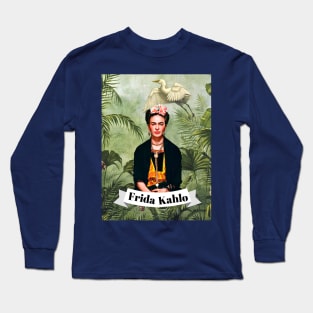 Frida Kahlo Wild Feminist Long Sleeve T-Shirt